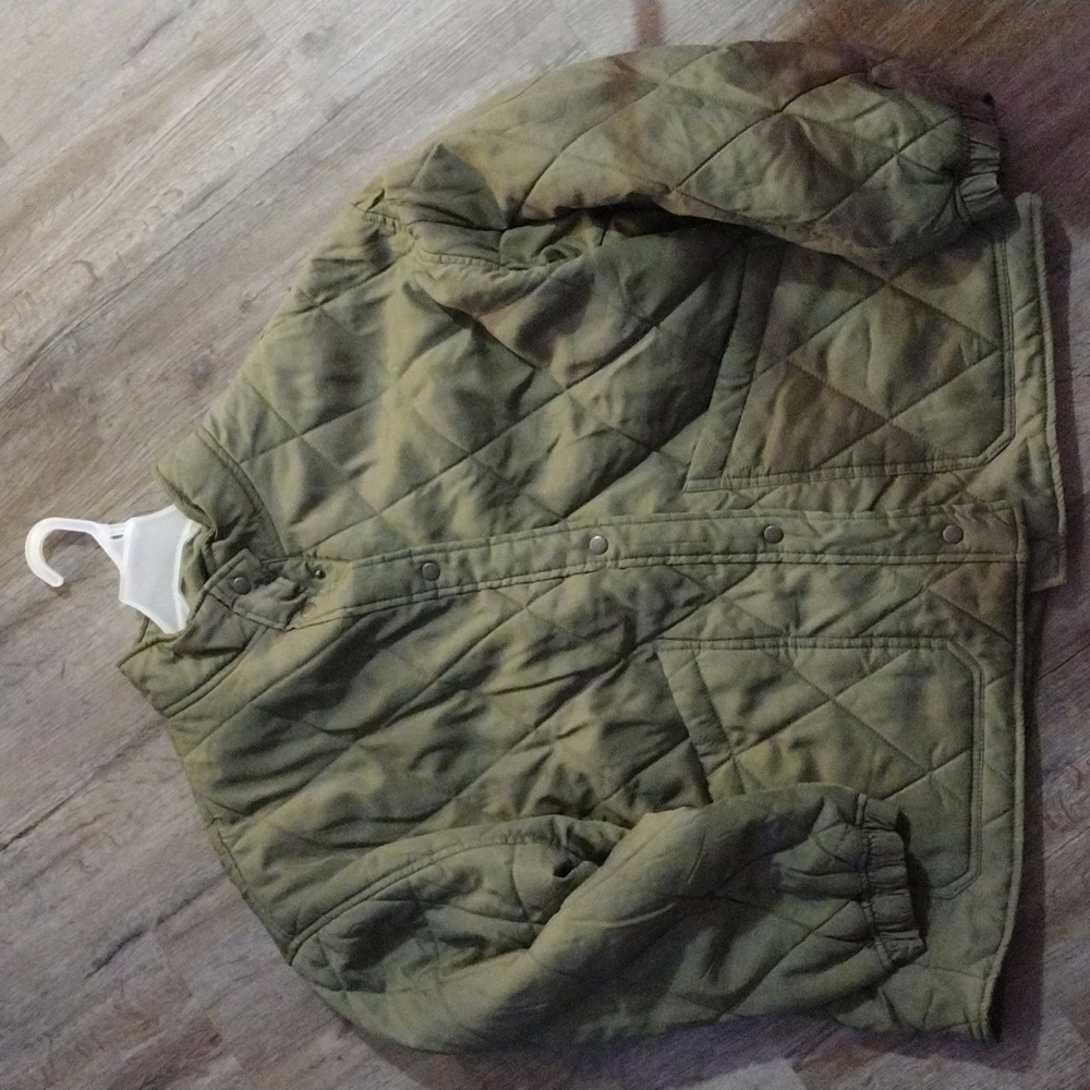 Social Standard by Sanctuary Quilted Twill Jacket - olive green